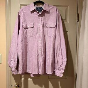 American Living Men's Light Purple Button-Up Long Sleeve Shirt, Size XXL.‎
